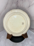 🍽️ Vintage Floral Gold Trim Plate – Elegant 22kt Gold Accent Collector’s Piece 🌸✨(chip on back)
