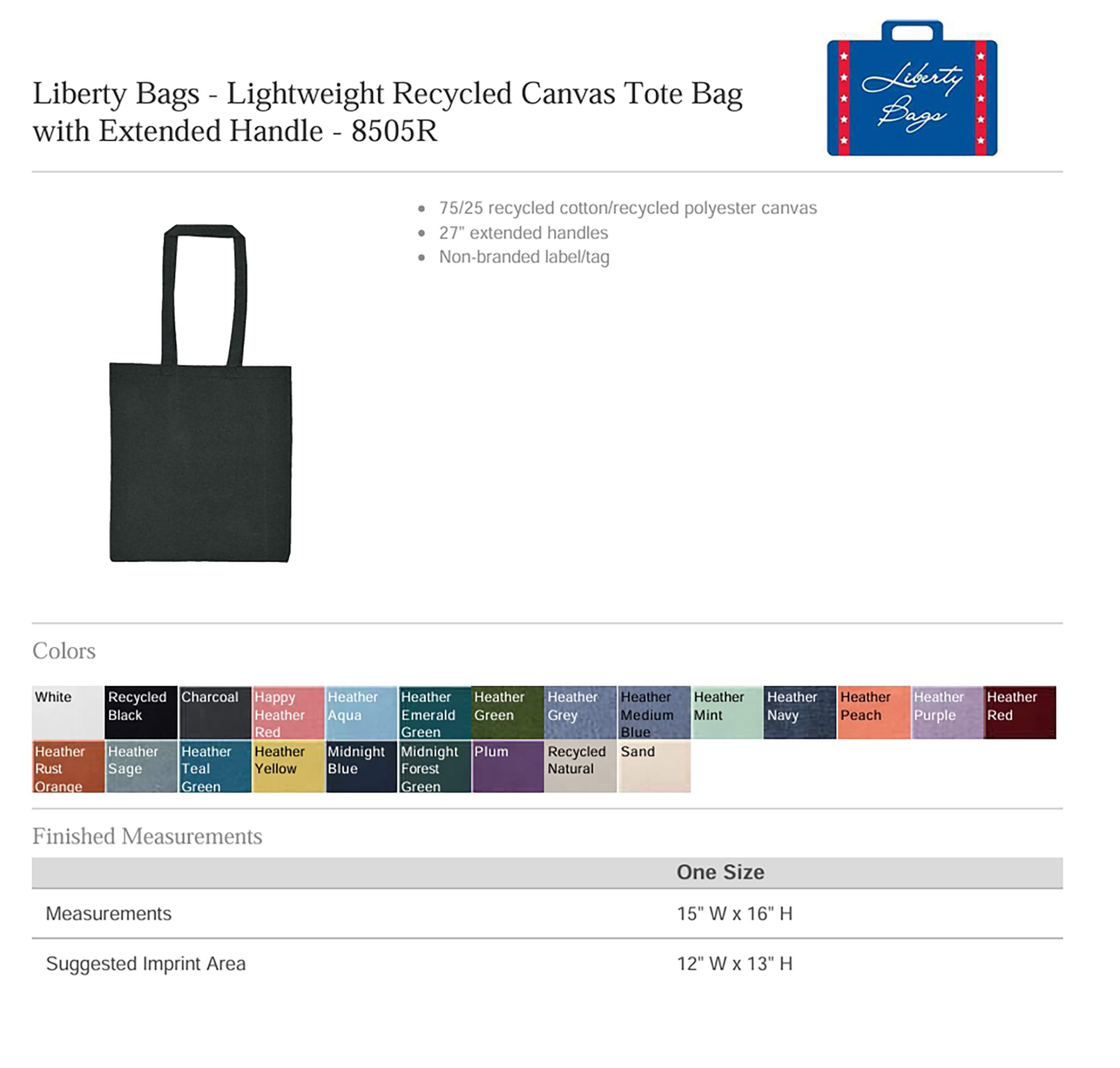 MAMA Lightning Bolt Canvas Tote Bag