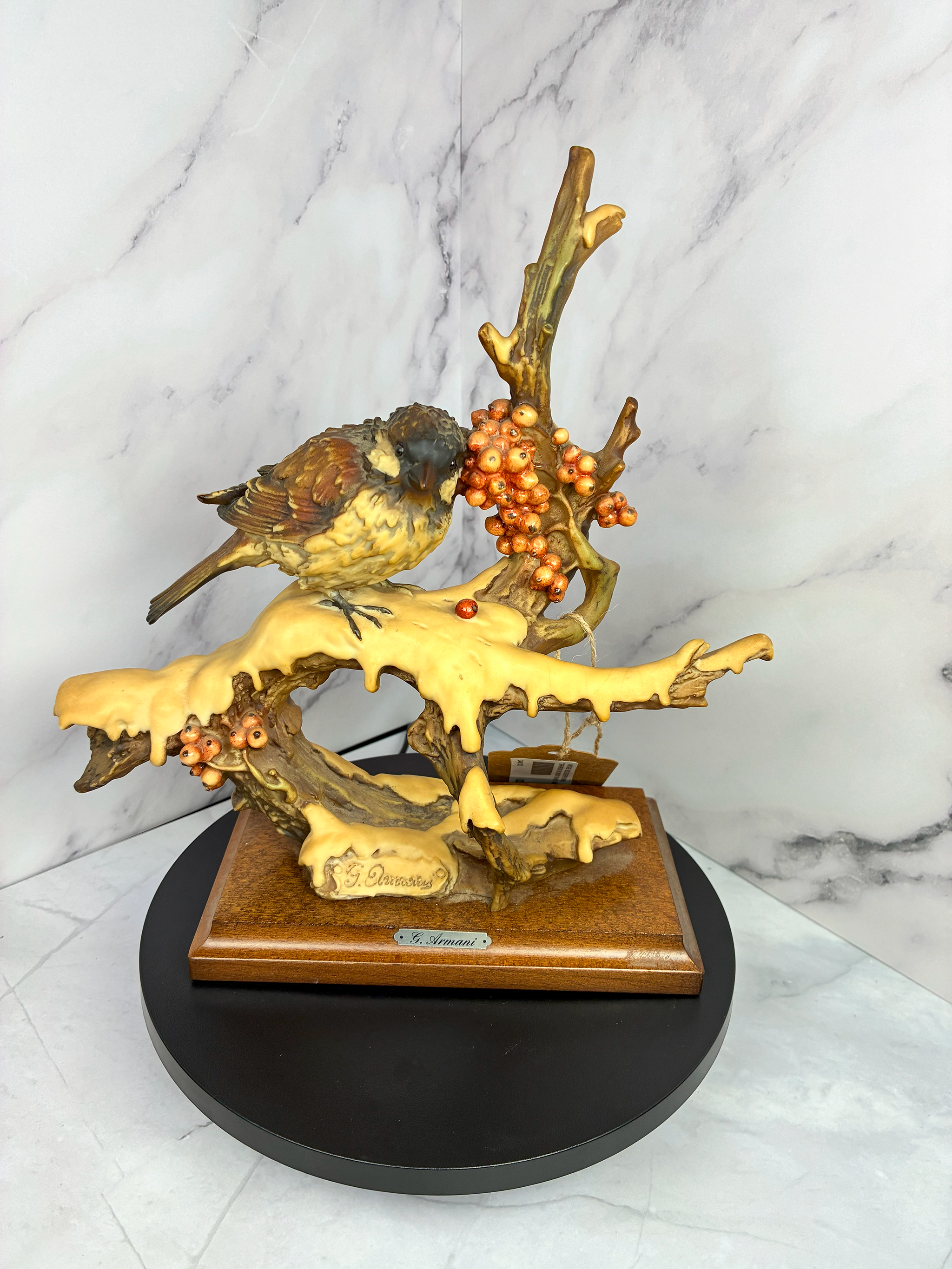 🐦 Vintage G. Armani Sparrow Figurine – Giuseppe Armani / Florence Collection 🐦