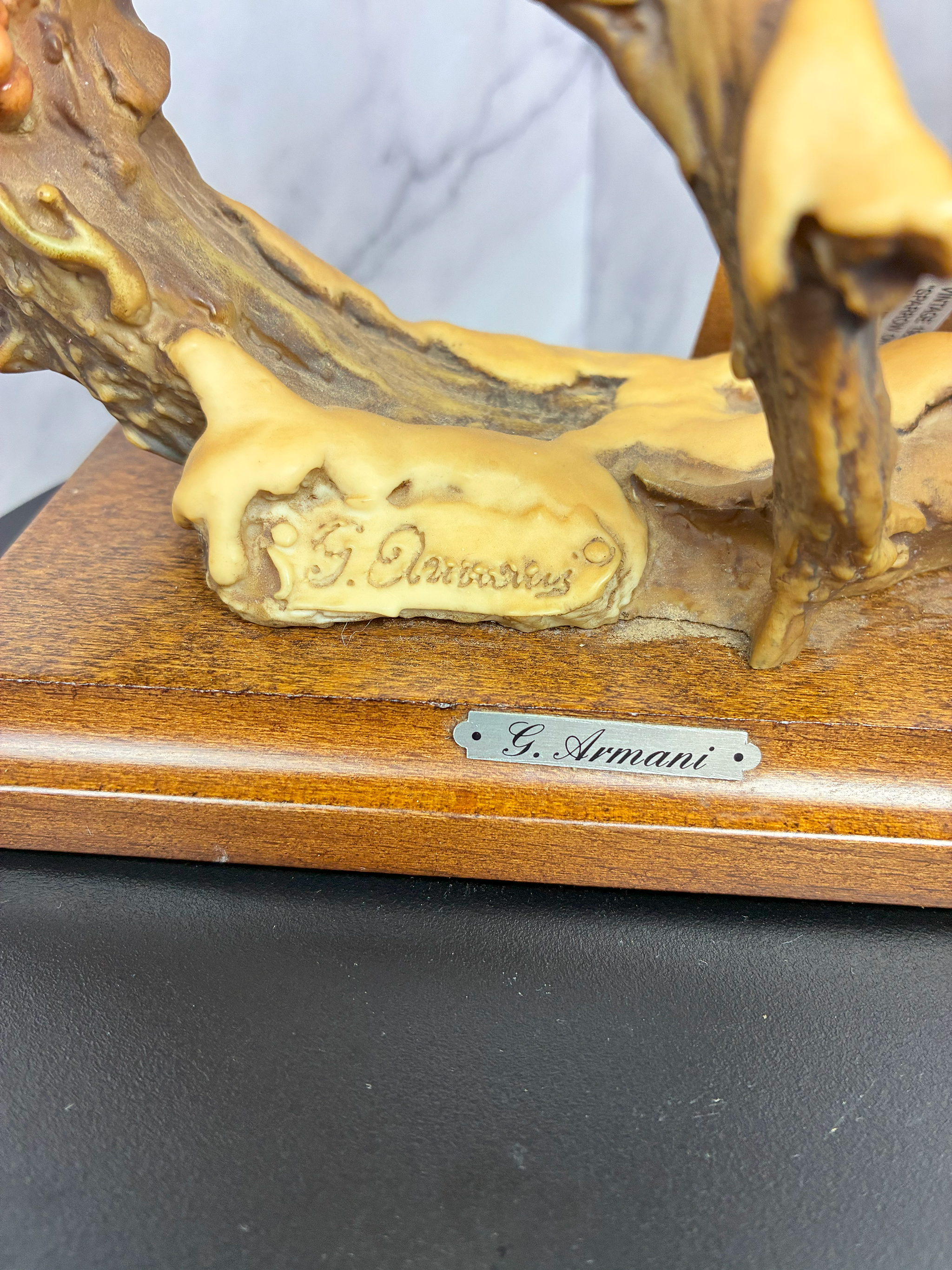 🐦 Vintage G. Armani Sparrow Figurine – Giuseppe Armani / Florence Collection 🐦