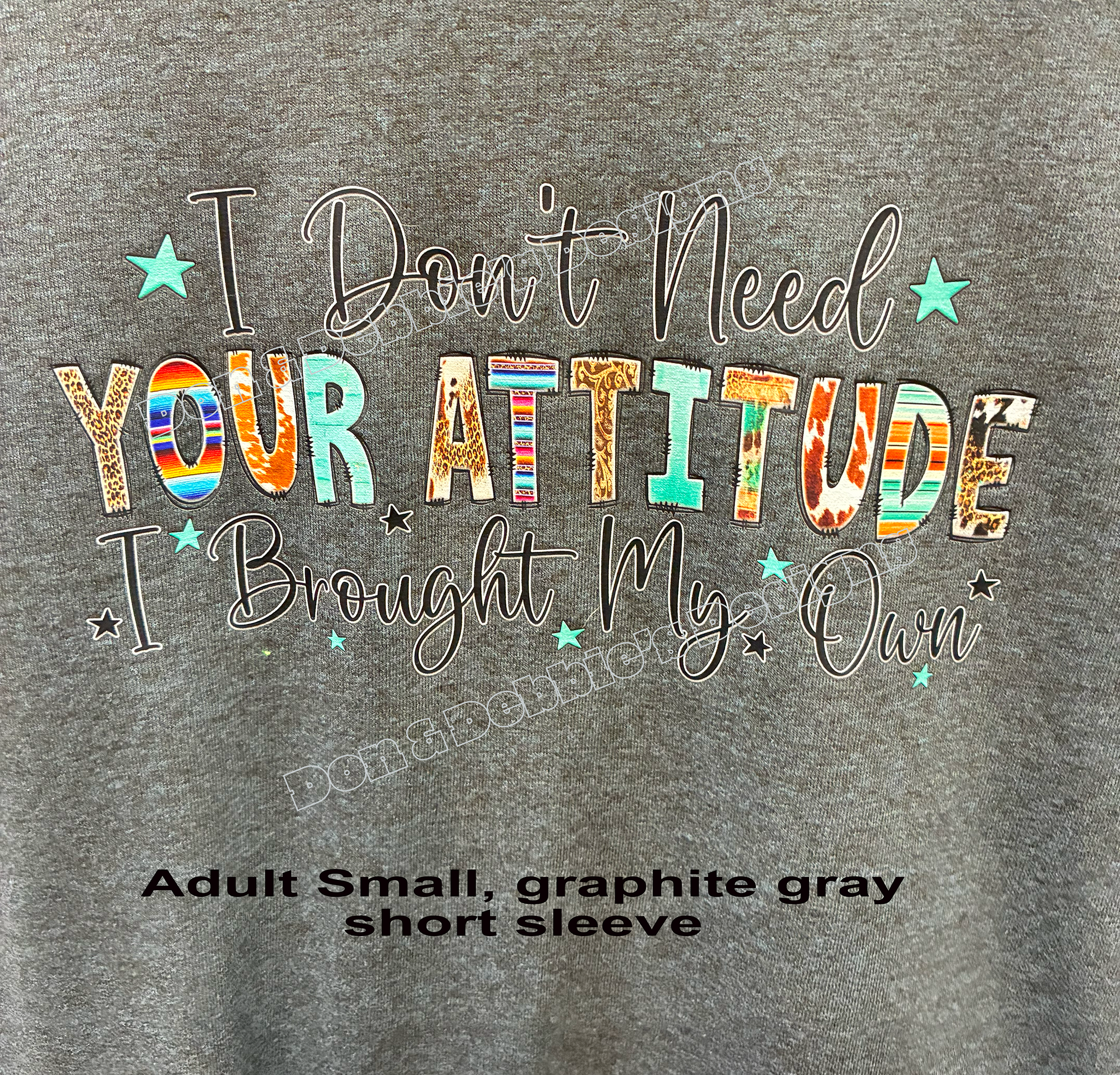 "I Don't Need Your Attitude, I Brought My Own" Graphite Gray Unisex Gildan T-Shirt