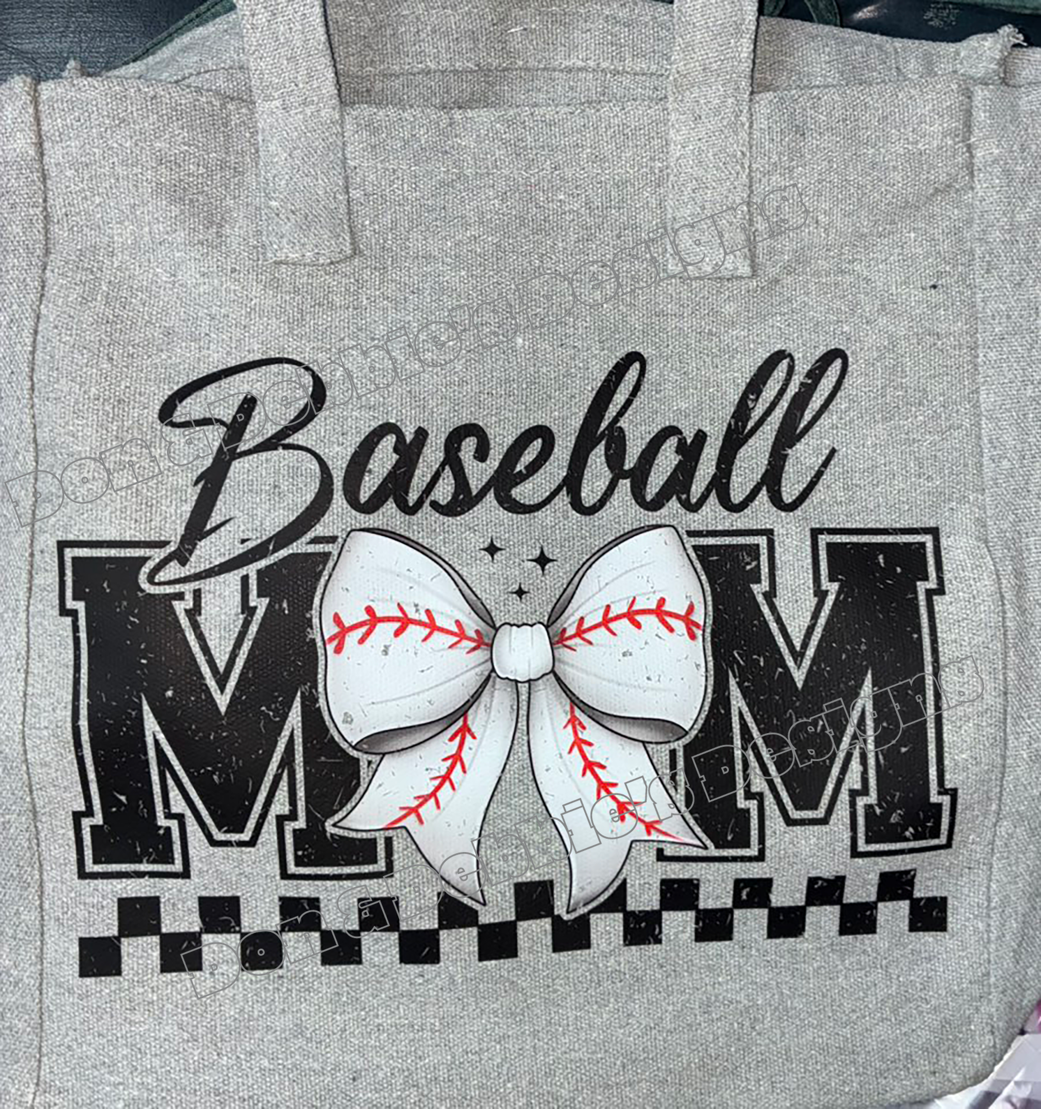 Baseball Mom Tote Bag