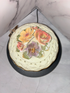 🌹 Bisque Porcelain Trinket Bowl with Hand-Painted Roses – Vintage