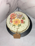 🌹 Bisque Porcelain Trinket Bowl with Hand-Painted Roses – Vintage