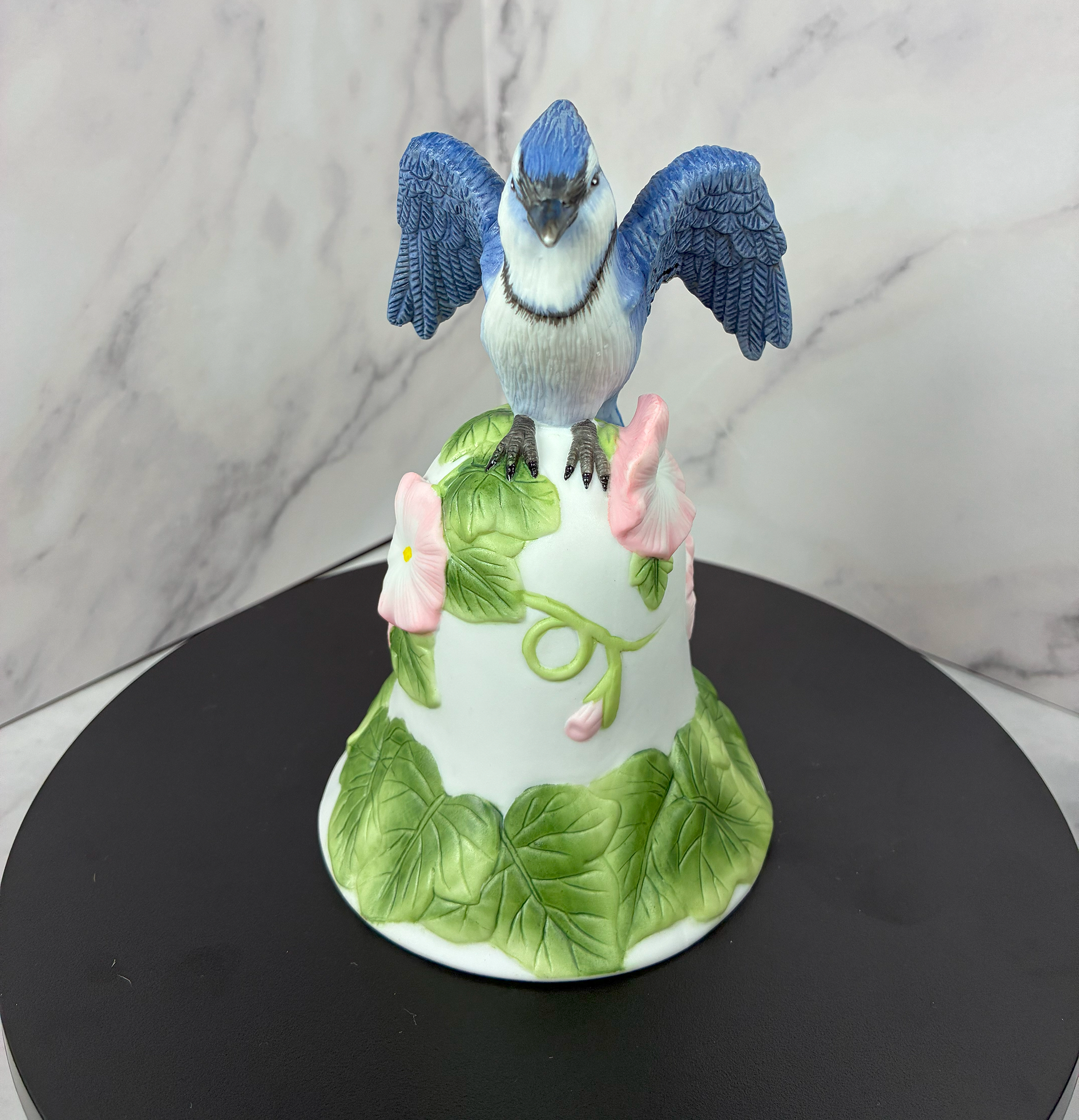 🔔 Vintage Blue Jay Porcelain Bell by Avon Collectibles (c. 1980s) 🐦