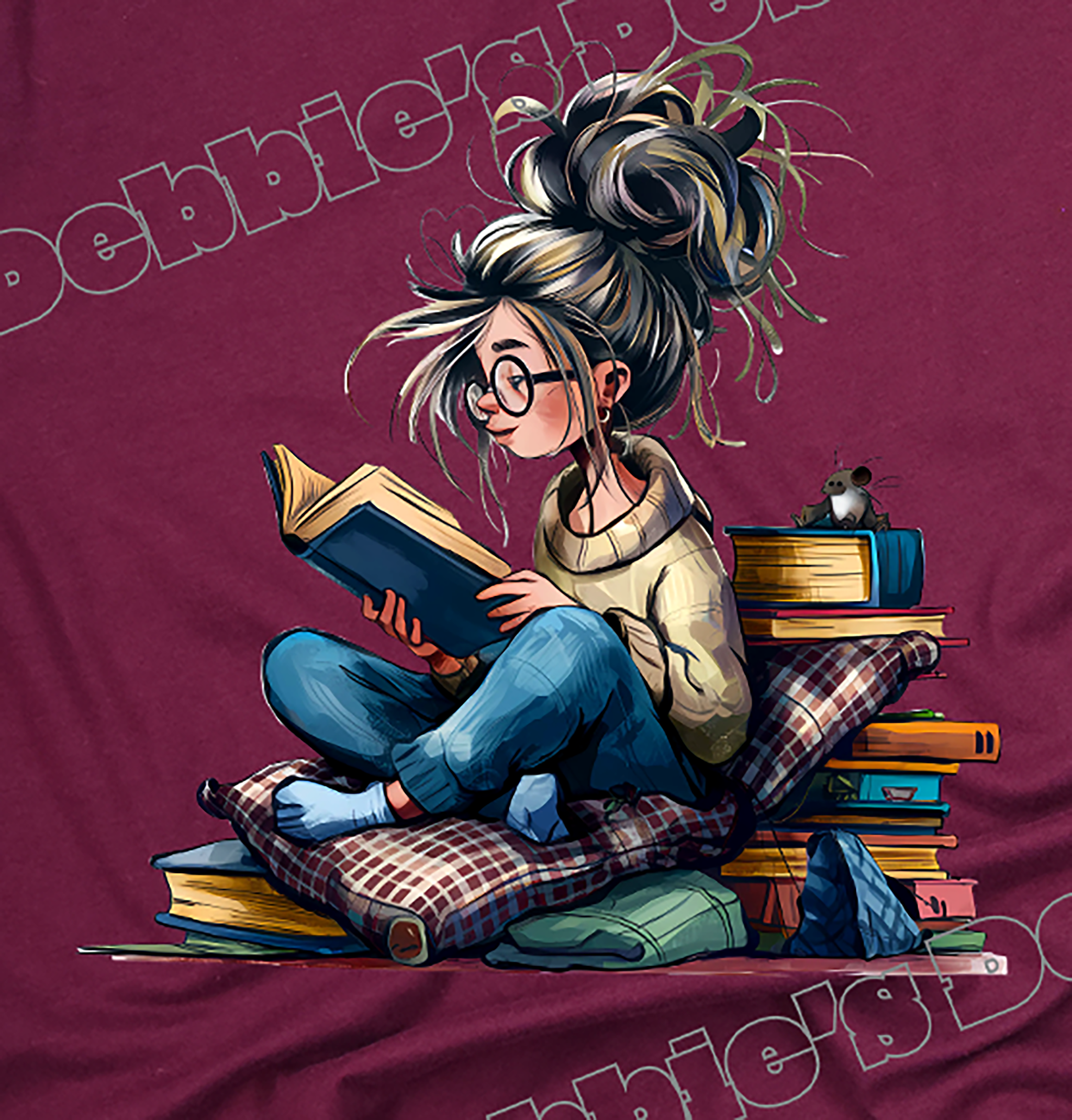 📚 Cozy Book Reader Tee ✨