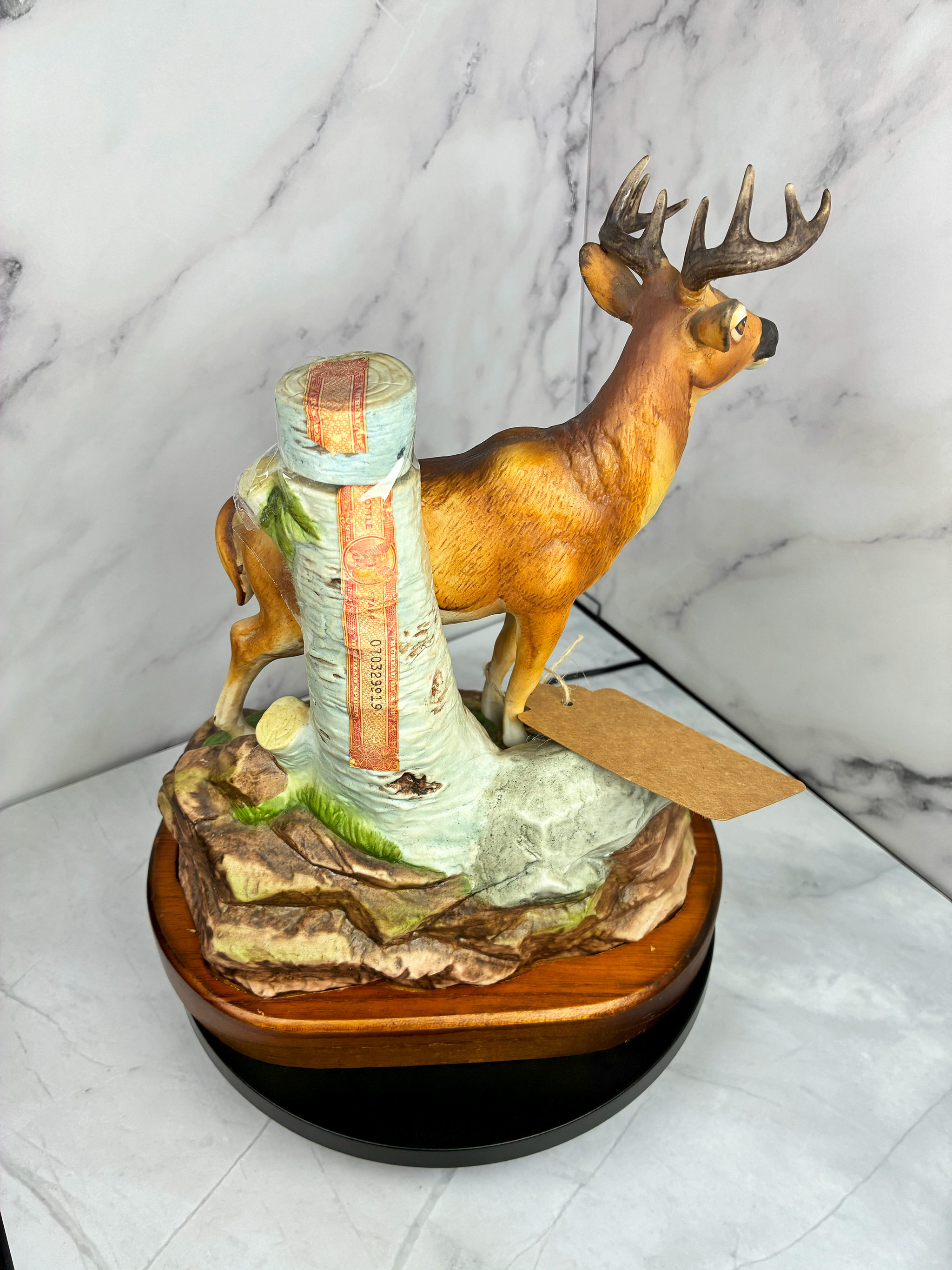 🦌 Rare Vintage 1979 "The Buck" White-Tailed Deer Decanter – Haas Brothers 🦌