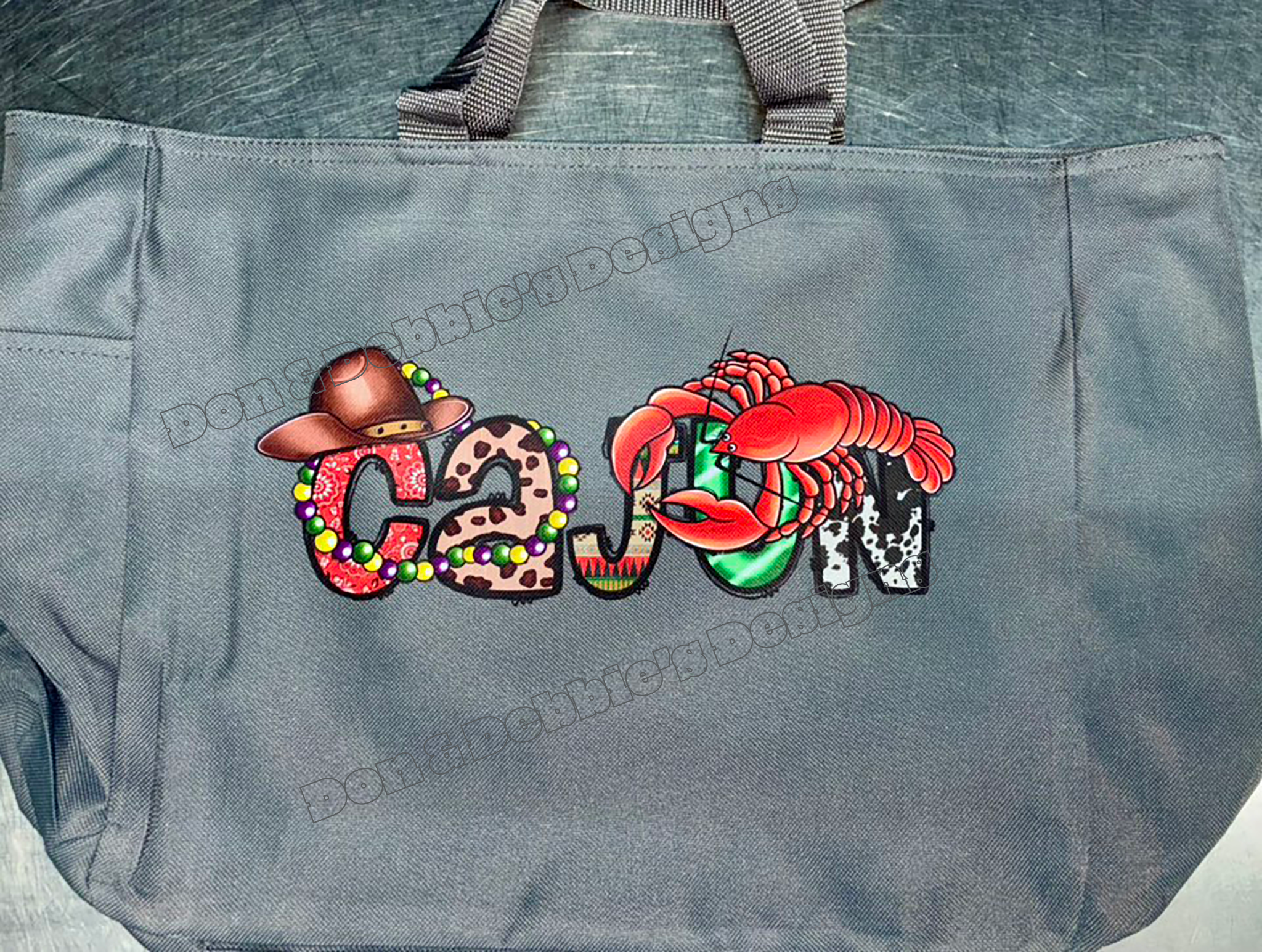 🎭 Cajun Collage Tote Bag