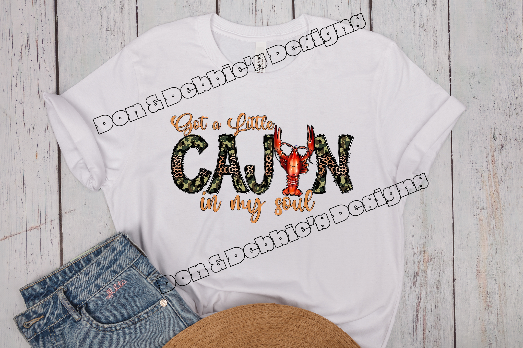 🦞🔥 Got a Little Cajun in My Soul Tee