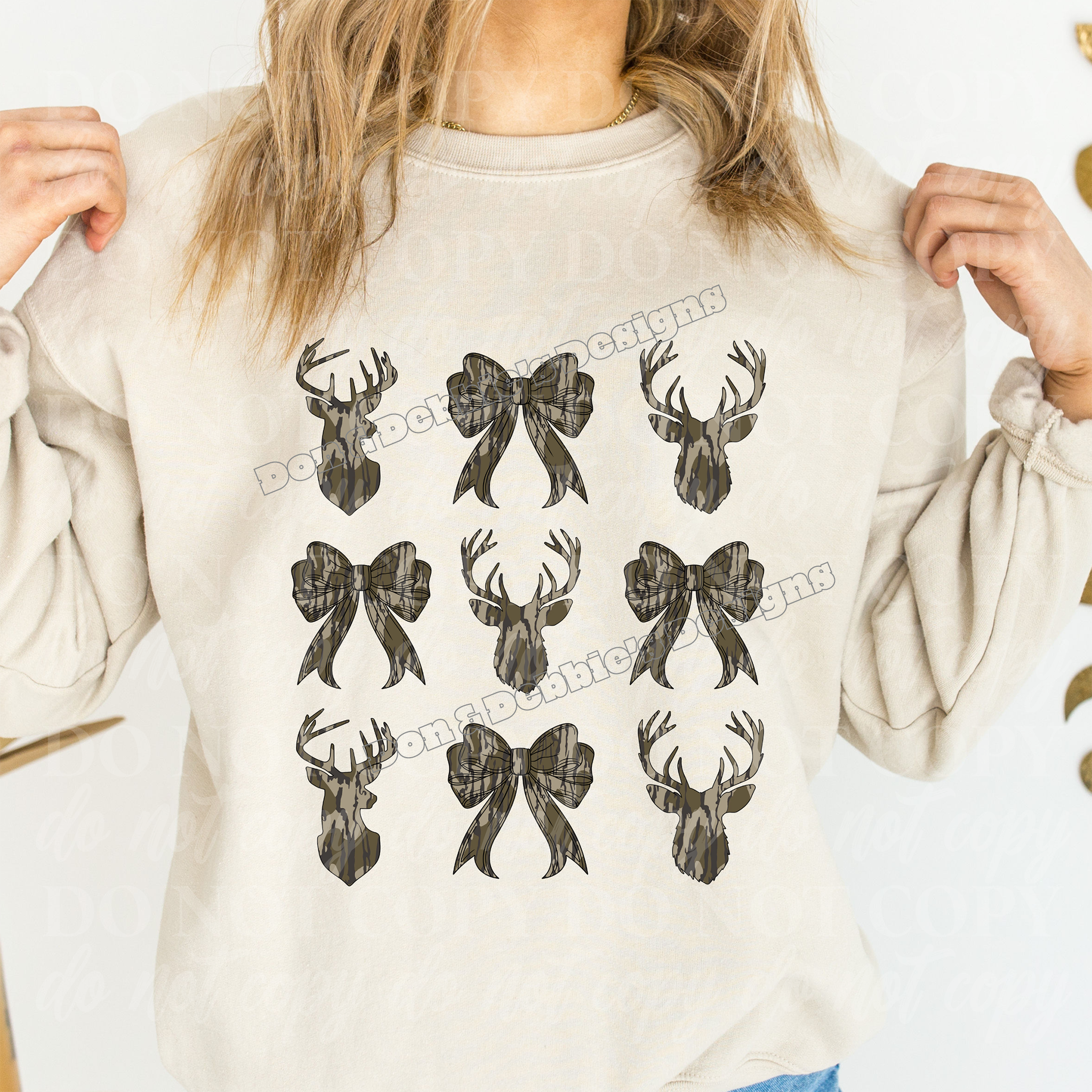 🦌 Camo Deer & Bows Tshirt🏹