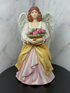 🌸 Vintage Homco Angel Figurine with Flowers (8806) – c. 1980s 🌸