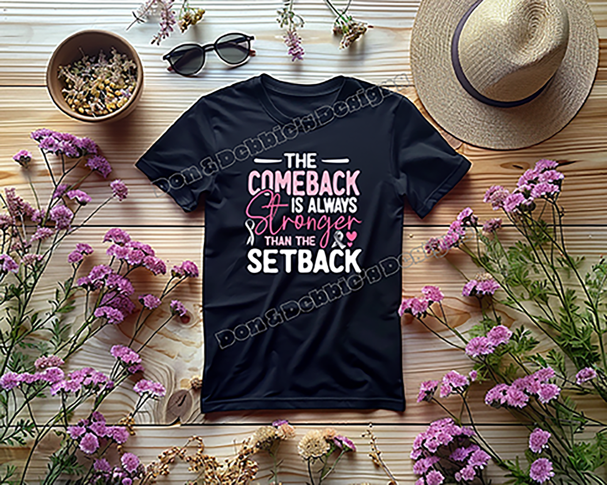 The Comeback is Stronger Tee , Breast cancer tee
