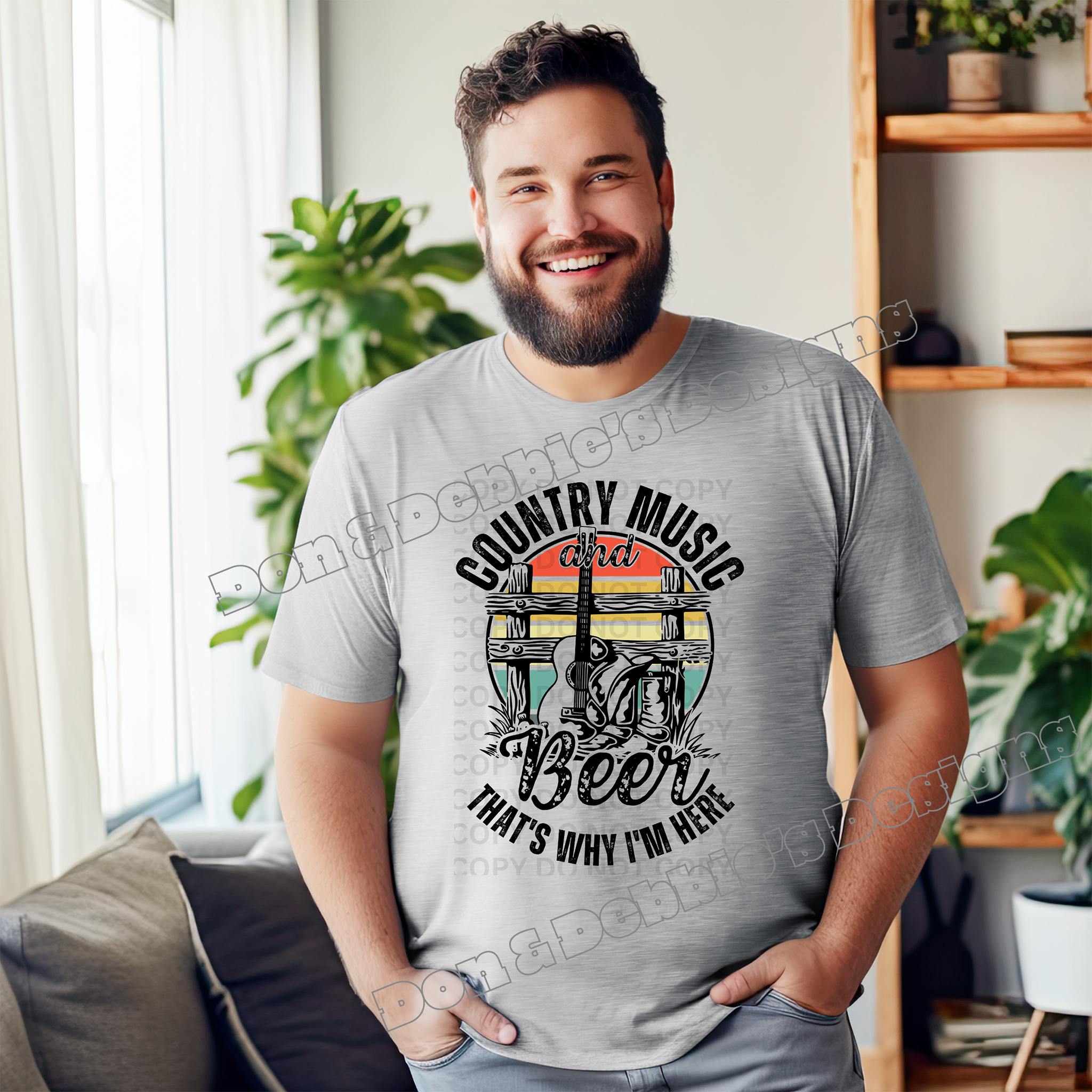 🍺 Country Music and Beer Tee 🍺