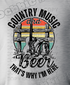🍺 Country Music and Beer Tee 🍺