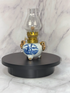 🪔 Vintage 1970s Delft Blue Miniature Oil Lamp – Hand-Painted Holland 🪔