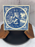 Set of 8 Vintage 1970s-1980s Delft Blue Jan Luyken Ceramic Tiles – Historical Trades Series