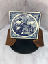 Set of 8 Vintage 1970s-1980s Delft Blue Jan Luyken Ceramic Tiles – Historical Trades Series