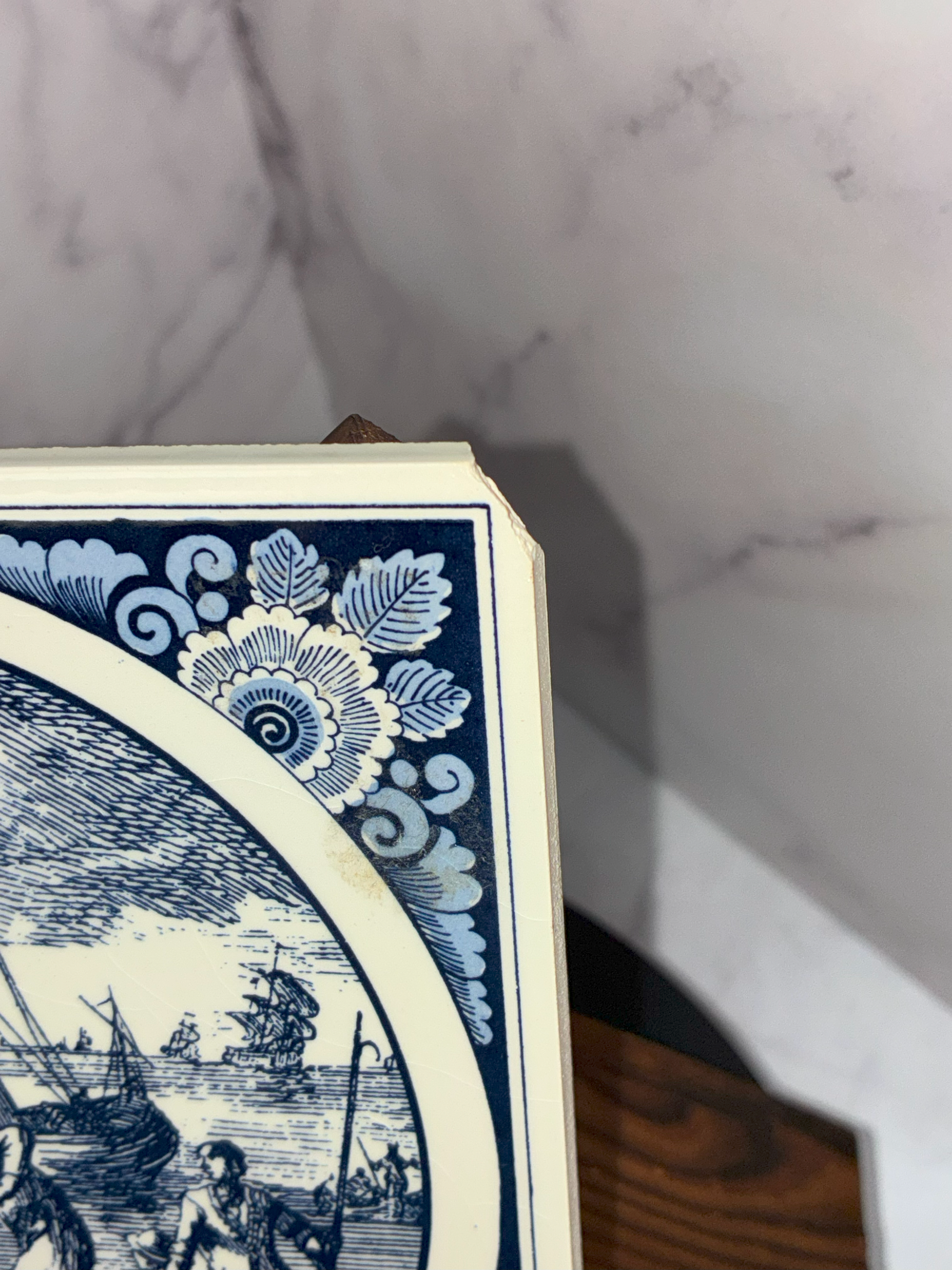 Set of 8 Vintage 1970s-1980s Delft Blue Jan Luyken Ceramic Tiles – Historical Trades Series