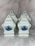 💙 Vintage 1980s Ter Steege Delft Blue Holland Canister Set (4 pcs) 💙