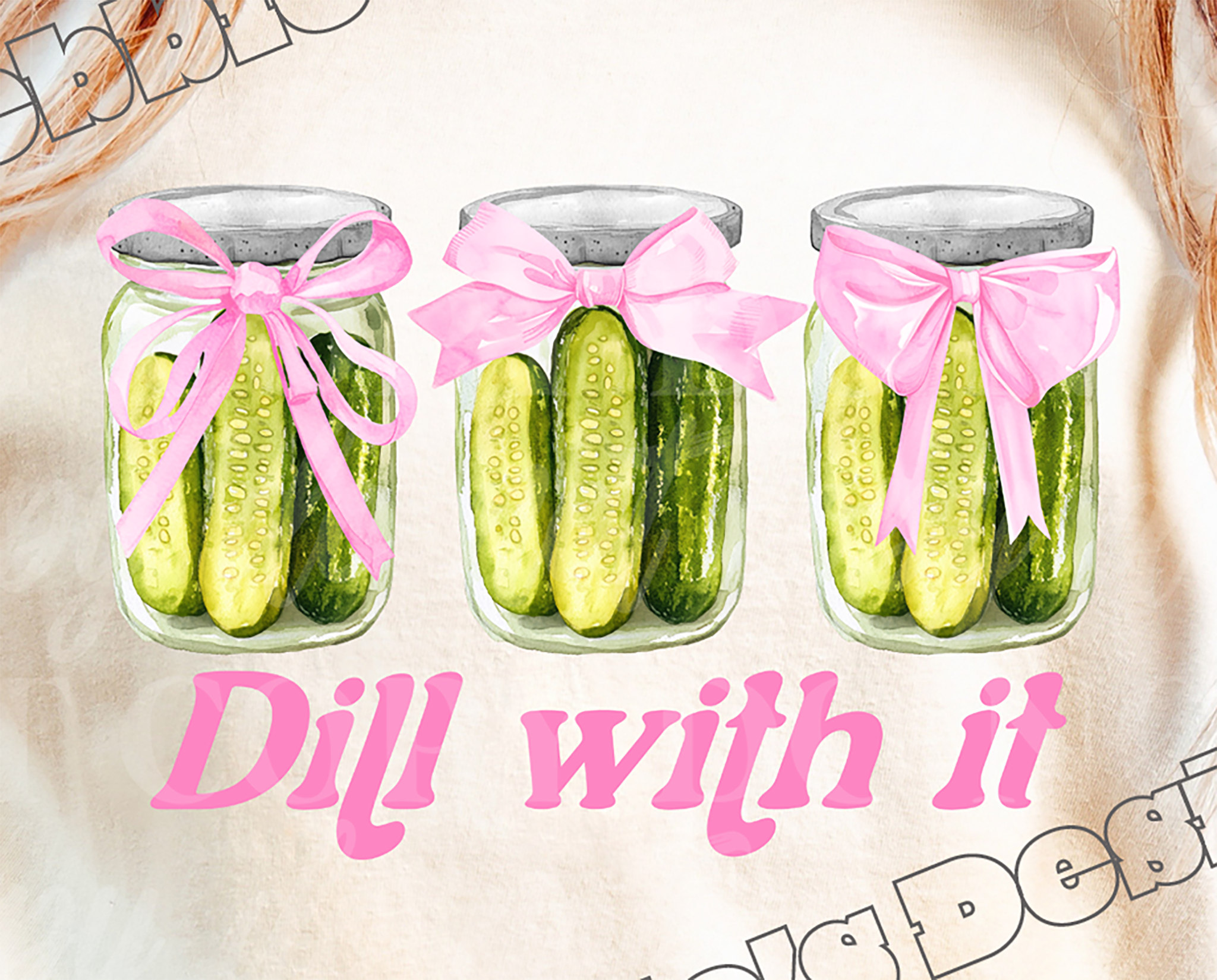 🥒 Dill With It – Funny Tshirt💖