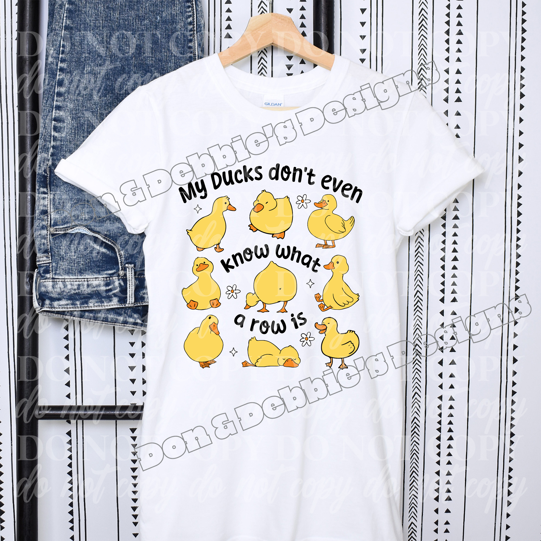 🦆 My Ducks Don’t Even Know What a Row Is- Funny Tee😂