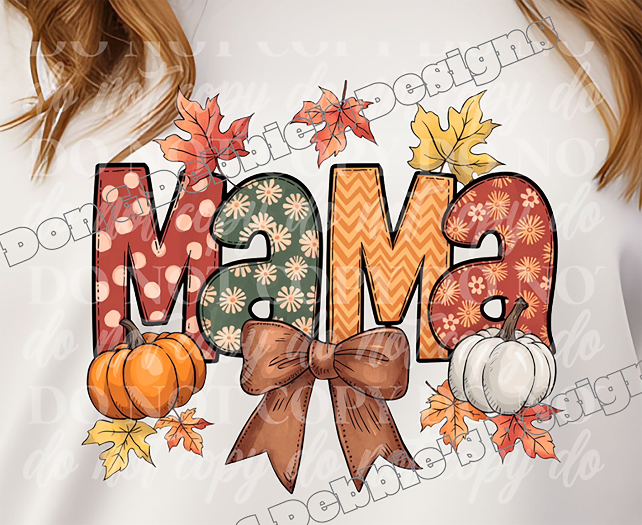 🍁 Fall Mama Tee | Pumpkin & Leaves Autumn Tshirt 🎃👩‍👧‍👦