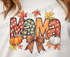 🍁 Fall Mama Tee | Pumpkin & Leaves Autumn Tshirt 🎃👩‍👧‍👦