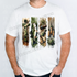 🎣 Fishing Brush Strokes – Outdoor DTF T-Shirt 🎣
