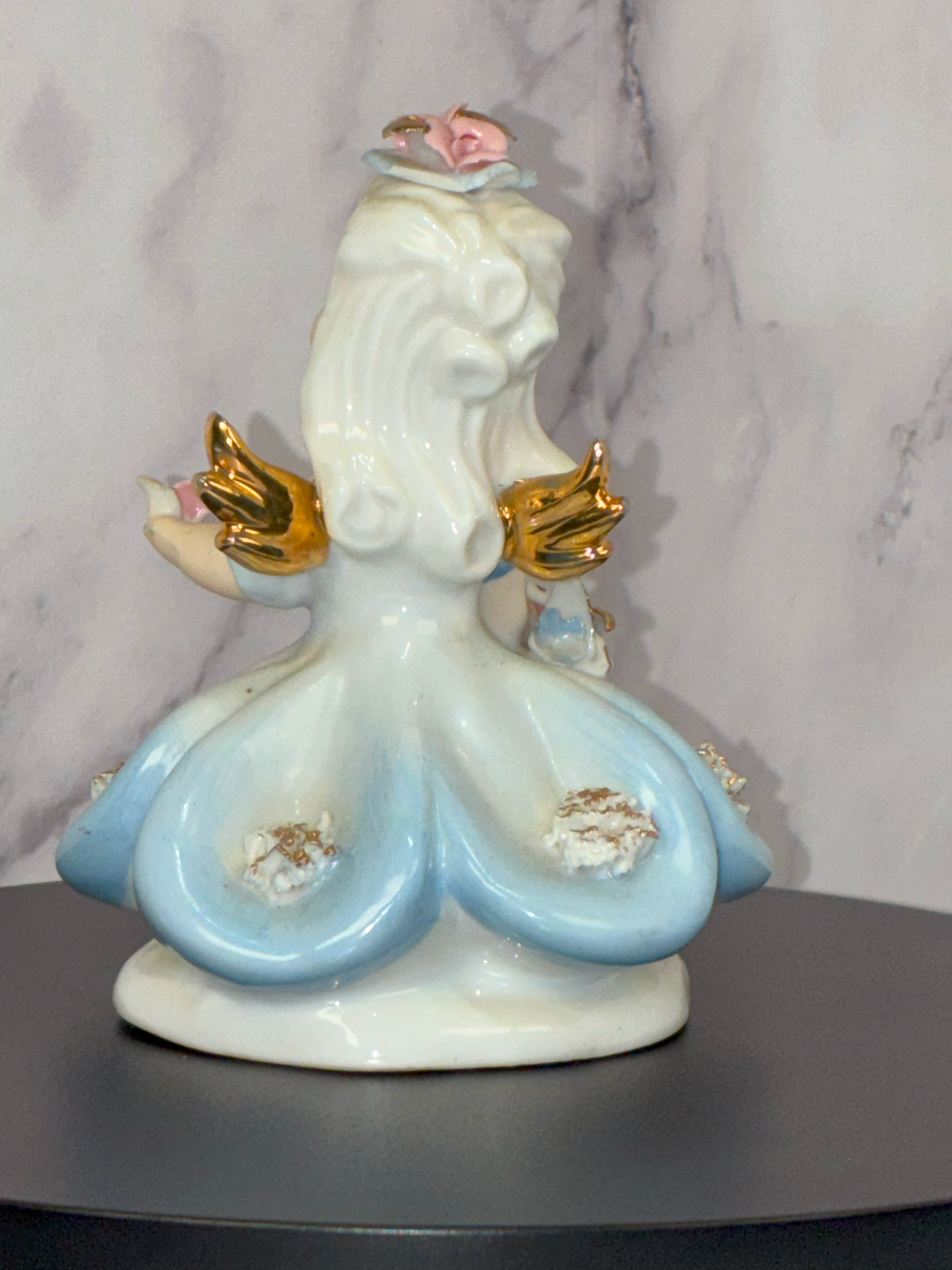 💙 Vintage "Friday’s Child" Figurine – Lefton, c. 1950s ✨