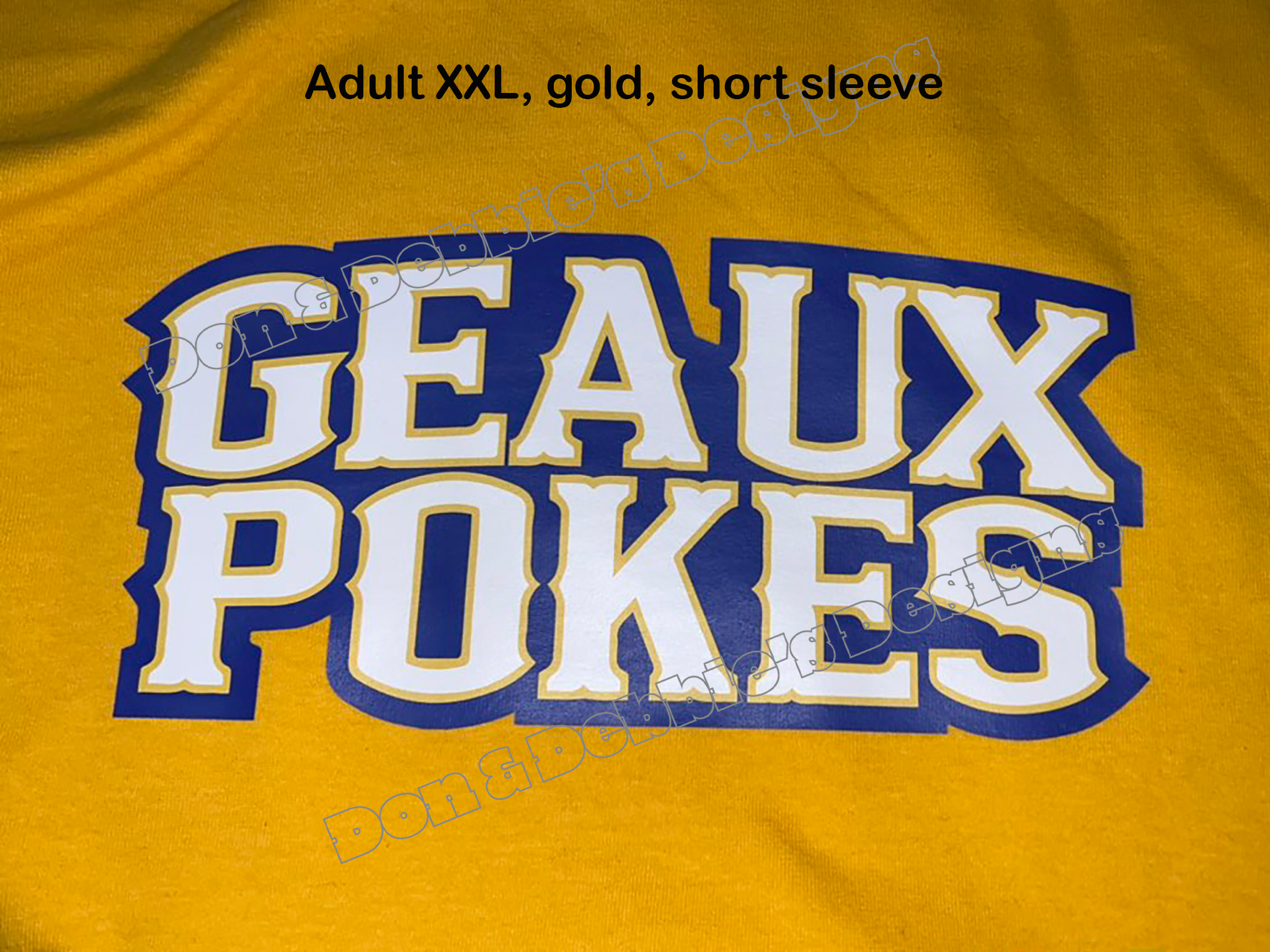 💙💛 Geaux Pokes Unisex Tee – Gold Cowboy Spirit Shirt 🤠
