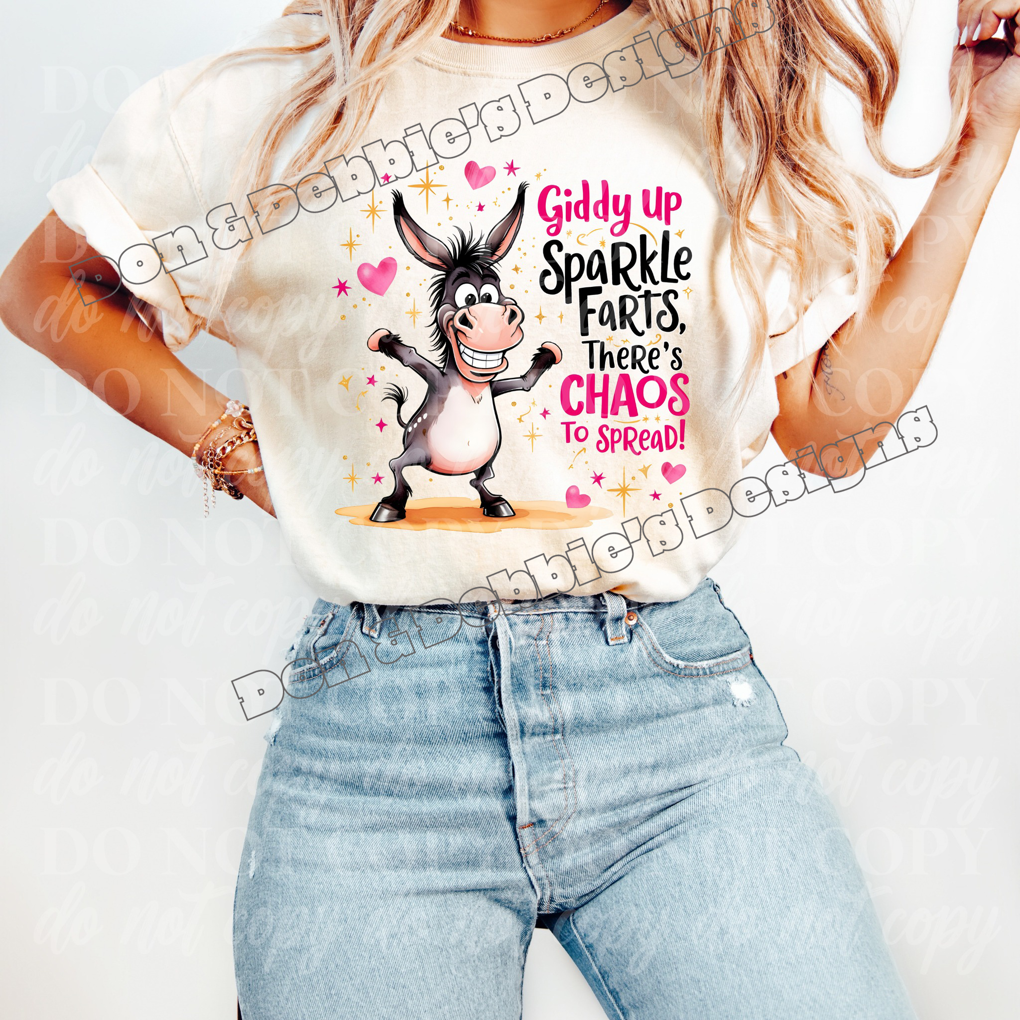 🦄 Giddy Up Sparkle Farts Tee💨✨