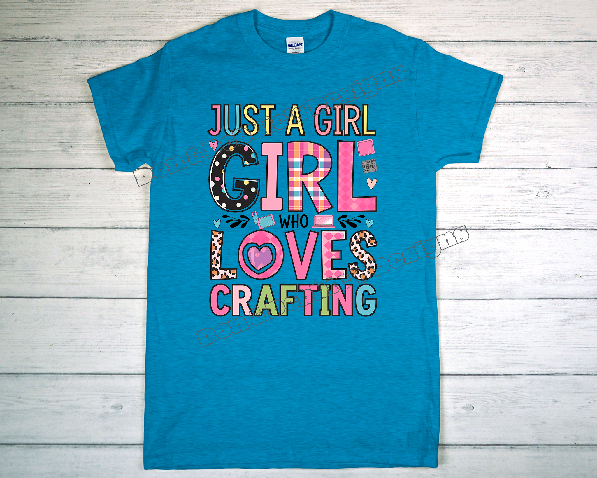 🎨 Just a Girl Who Loves Crafting Tee✂️