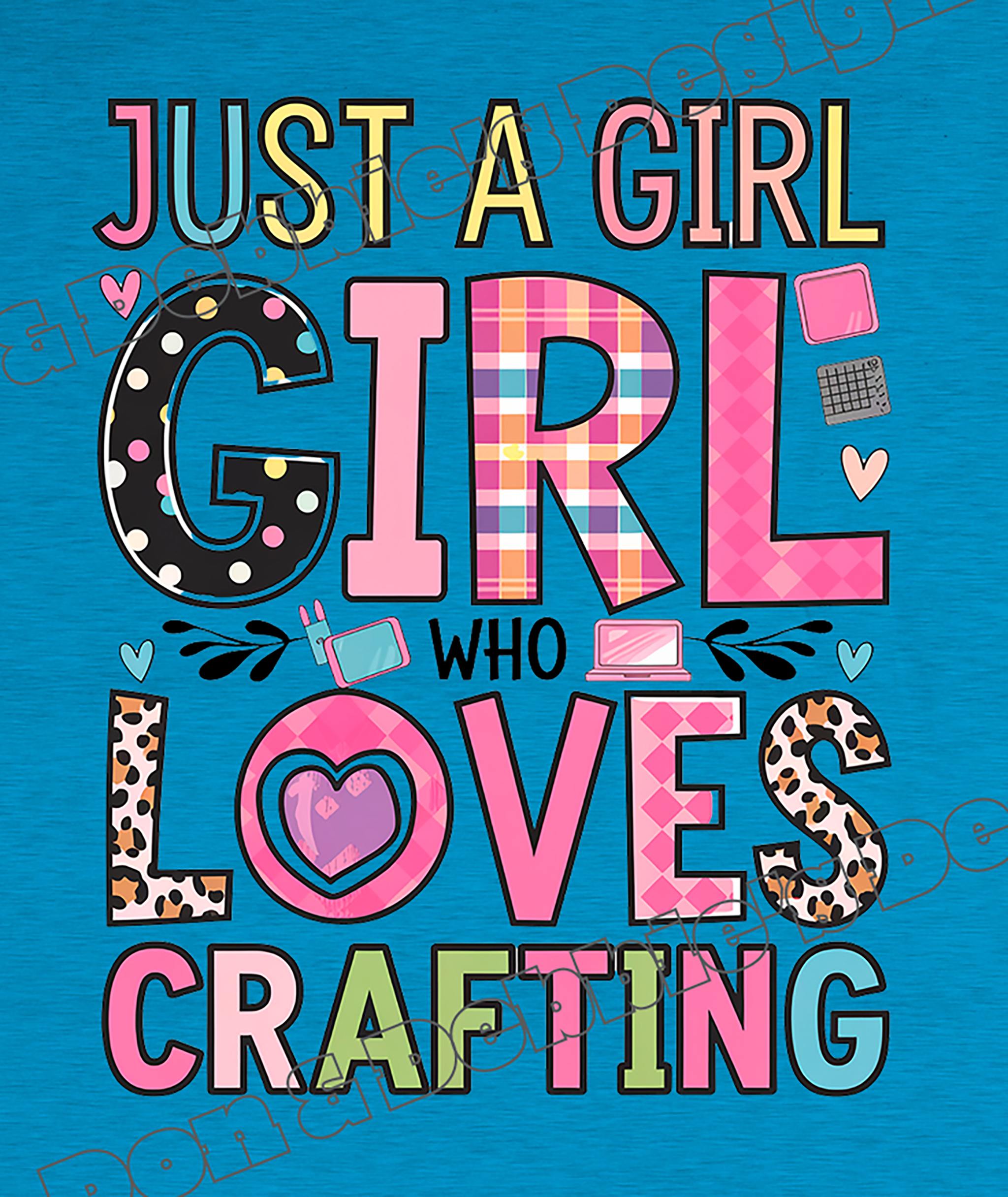 🎨 Just a Girl Who Loves Crafting Tee✂️