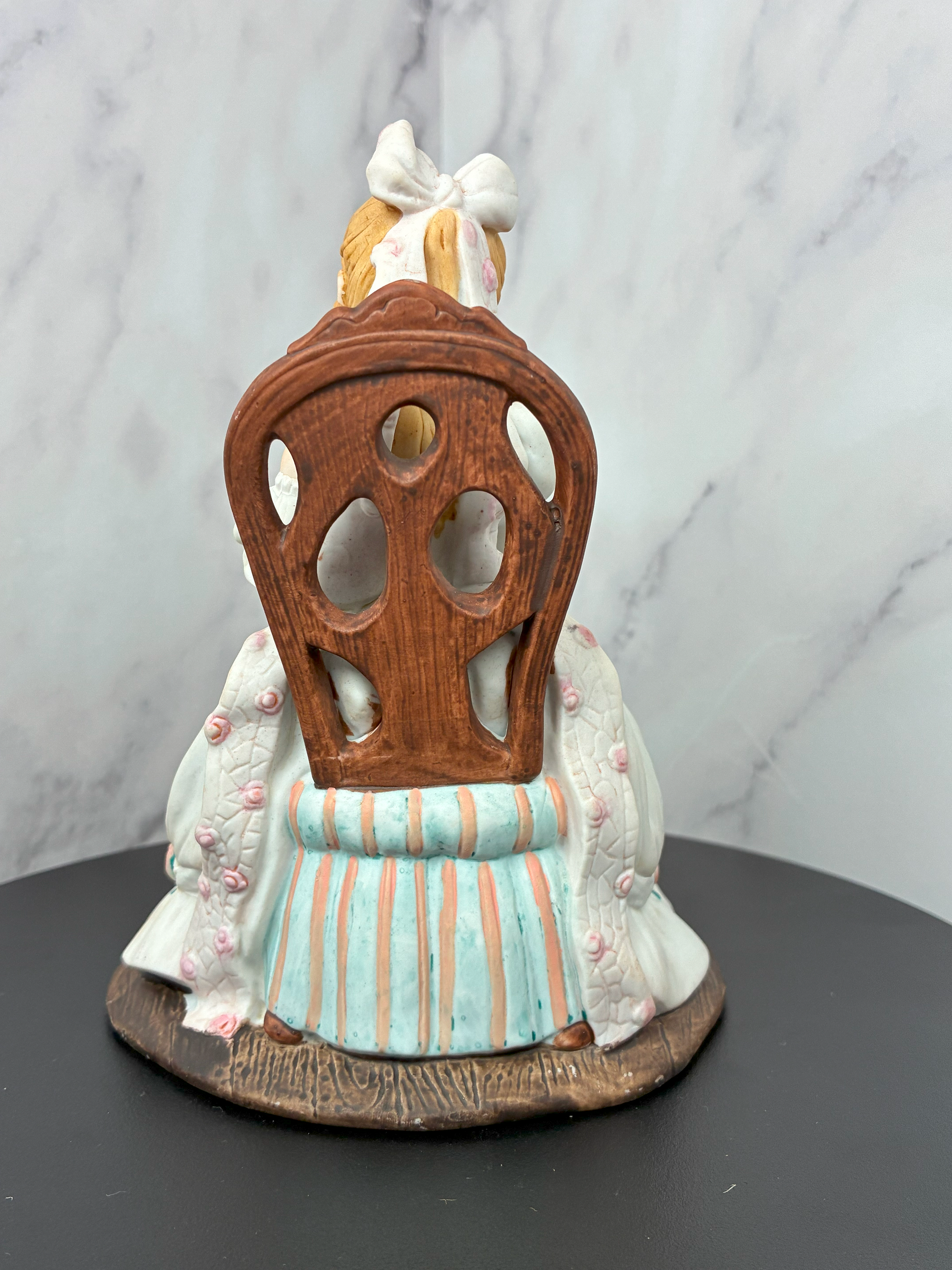 🐱☕ Vintage Girl with Kittens & Hot Chocolate Figurine (1980s-1990s, Made in Taiwan) 🐾
