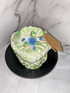 💙 Green & Blue Rose Heart Trinket Bowl – Vintage Porcelain