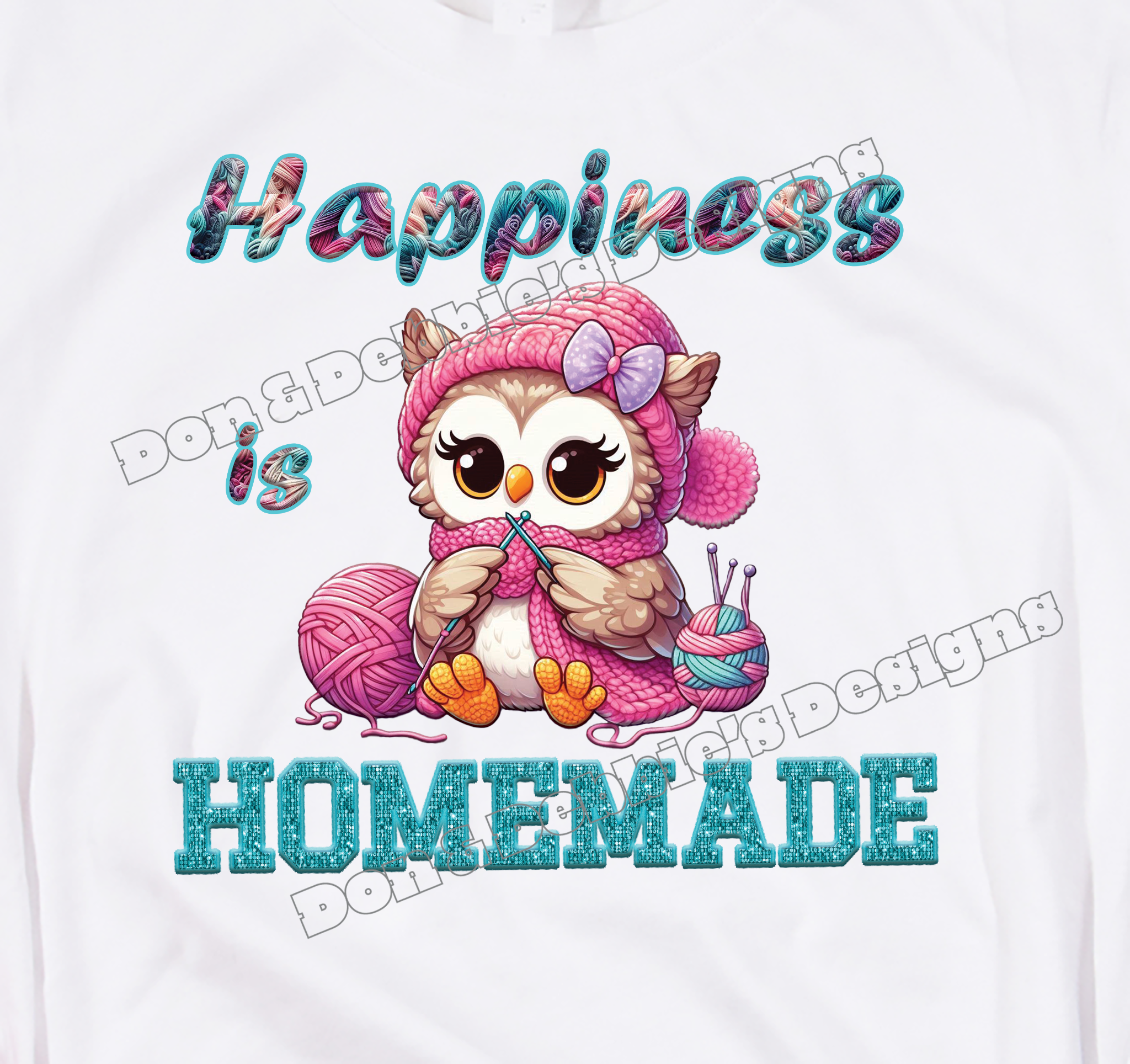 🦉 Happiness is Homemade Tee