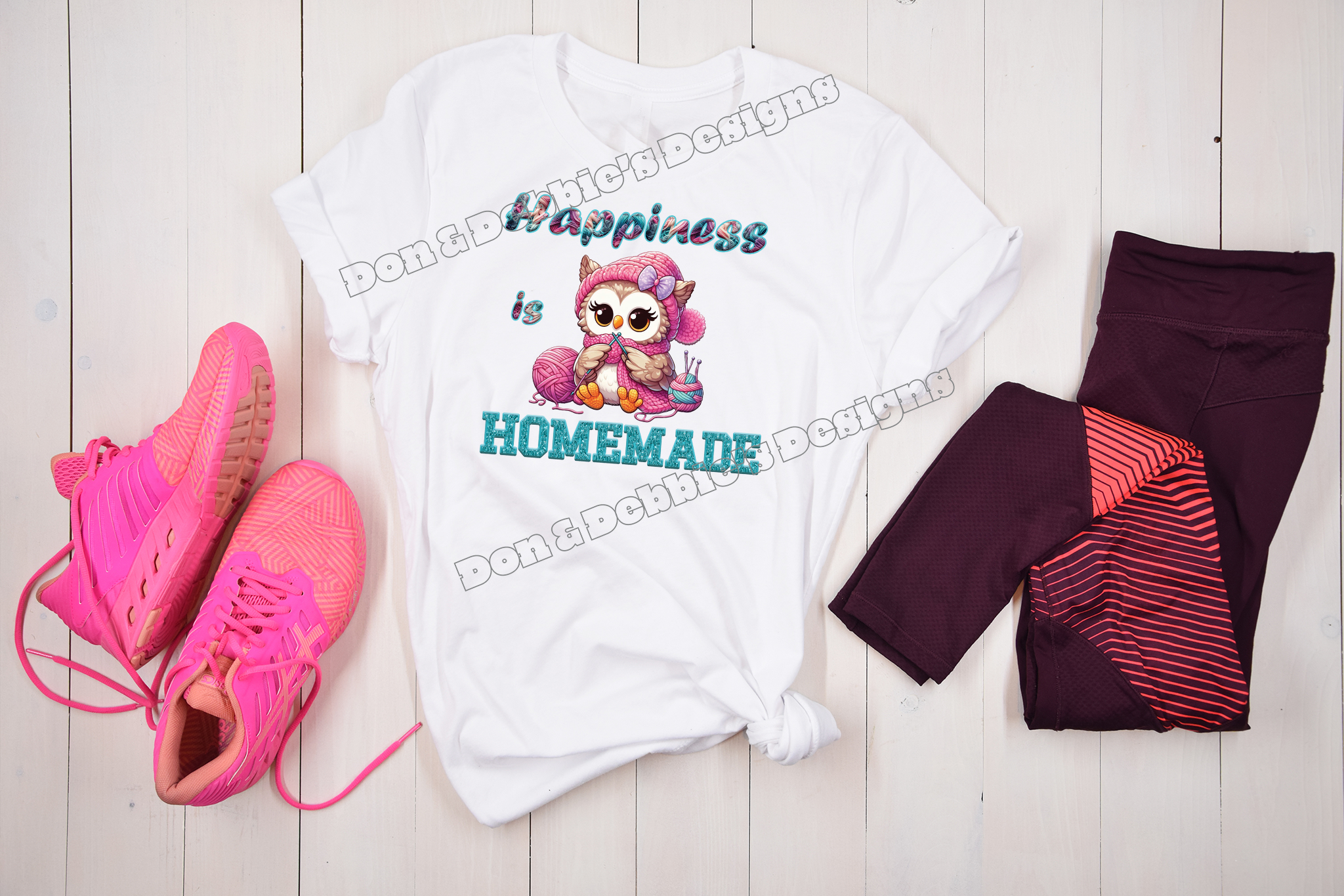🦉 Happiness is Homemade Tee