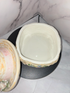 👒 Floral Bonnet Trinket Bowl – Vintage Porcelain Keepsake