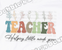 🌱 Helping Little Minds Grow Teacher DTF T-Shirt 🍎