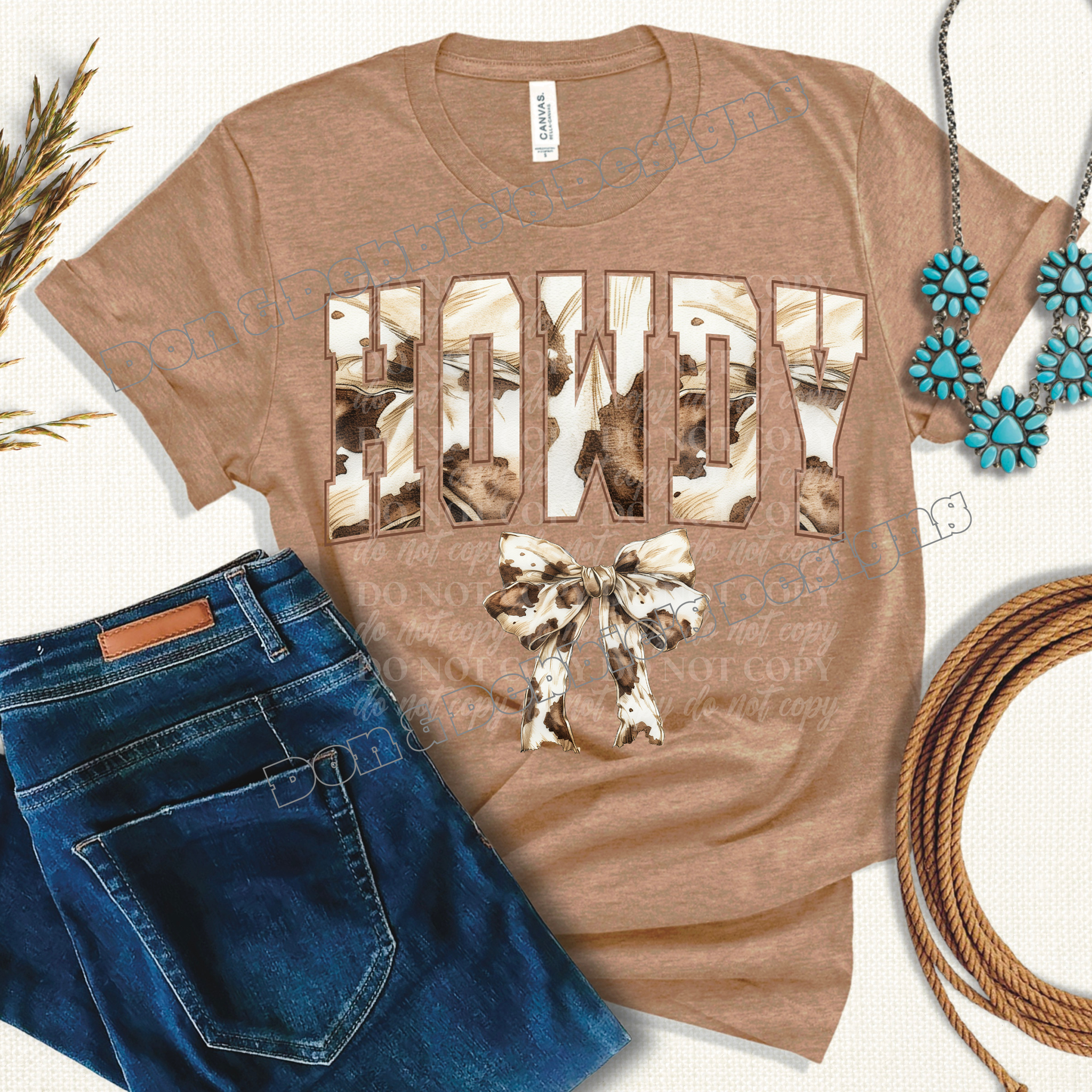 🤎 Howdy Western Bow Tee 🤎
