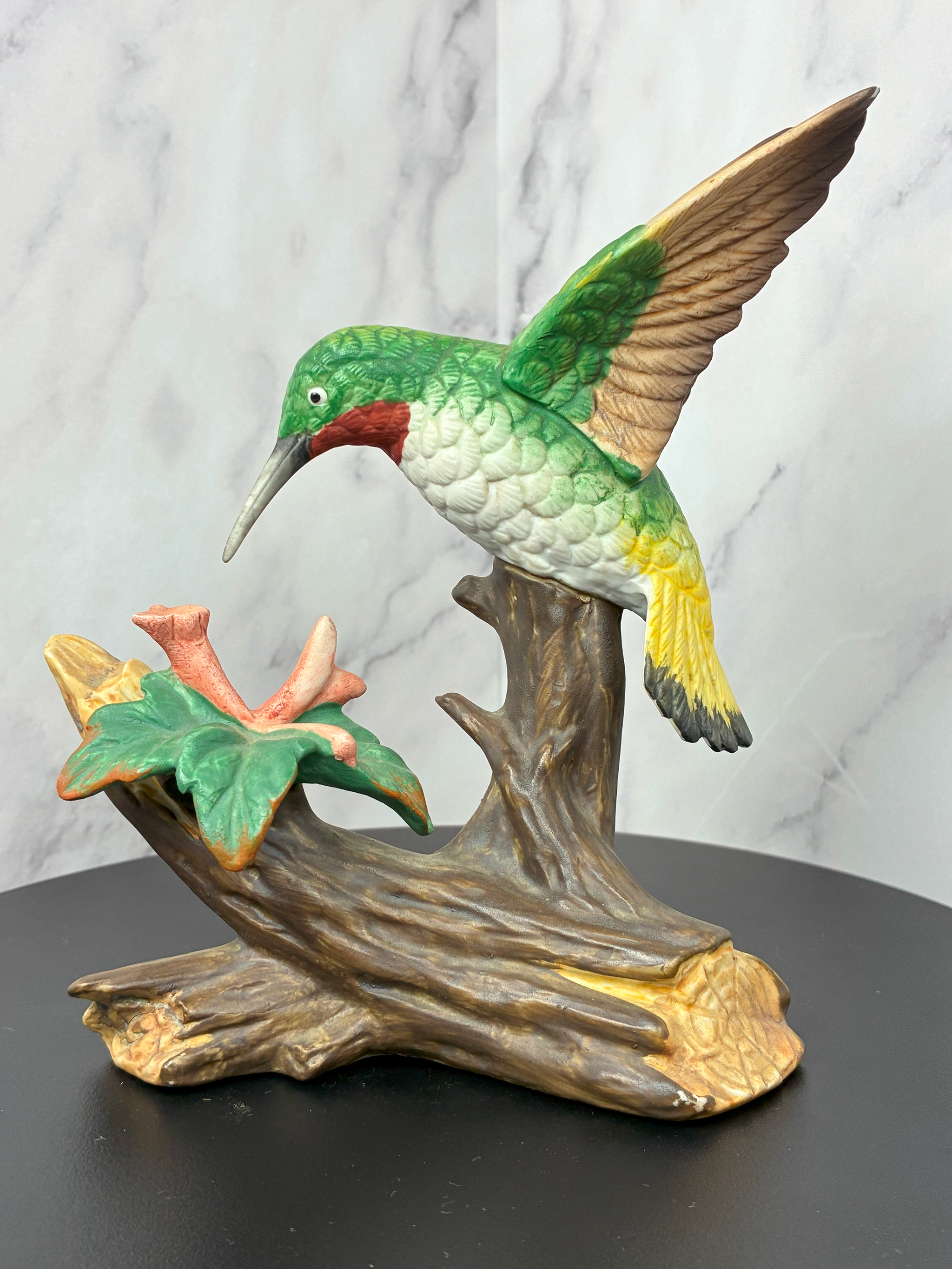Vintage Lefton "Hummingbird" Figurine – Hand Painted Ceramic, Made in Japan, 1960s