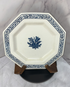 💙 Vintage Independence Ironstone Octagon Plate – Blue Floral (Japan, c. 1970s) ✨