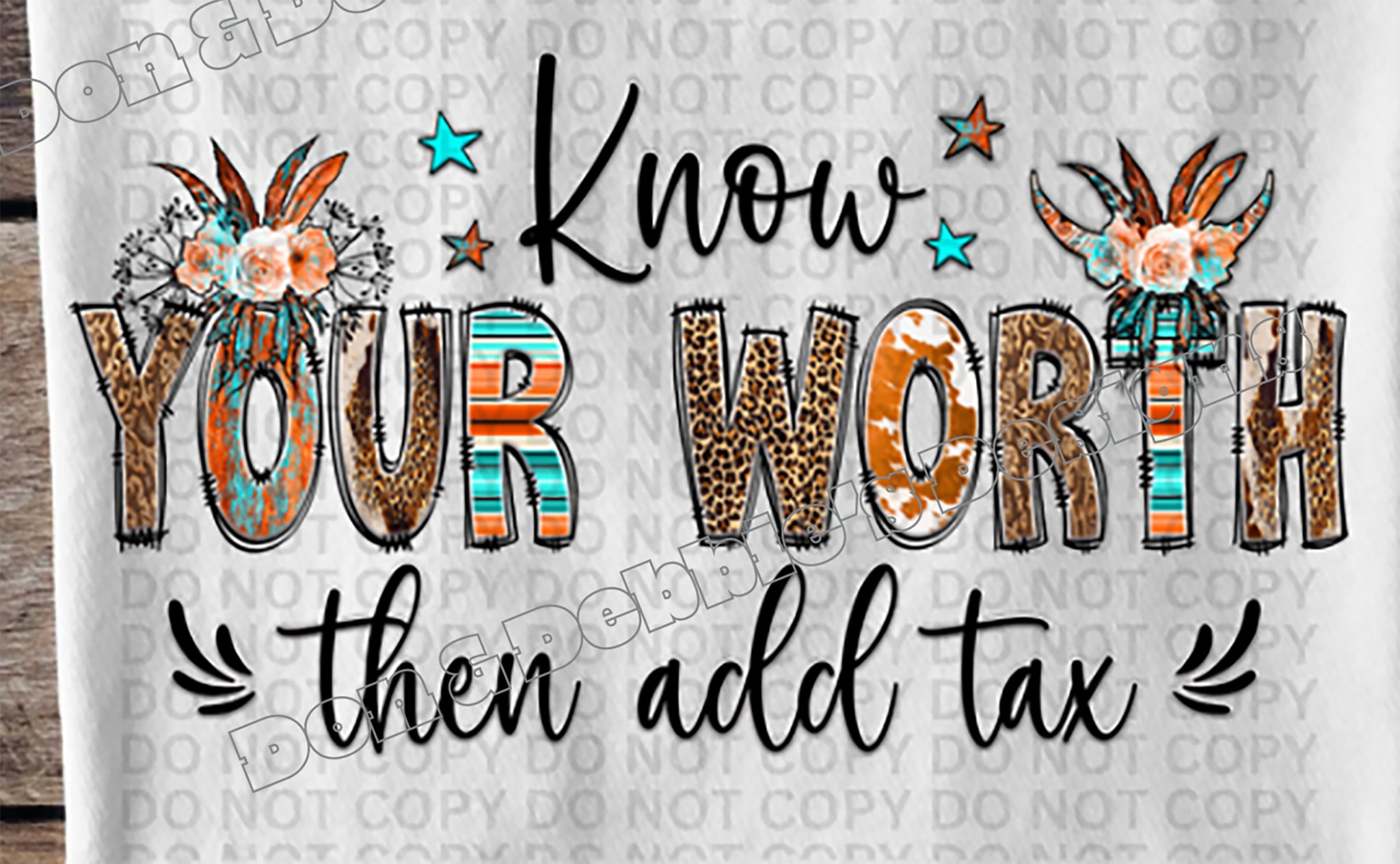 💎 Know Your Worth Then Add Tax Tee 💎