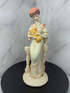 🐱 Vintage Elegant Lady with Cat Figurine (c. 1980s) 🌸