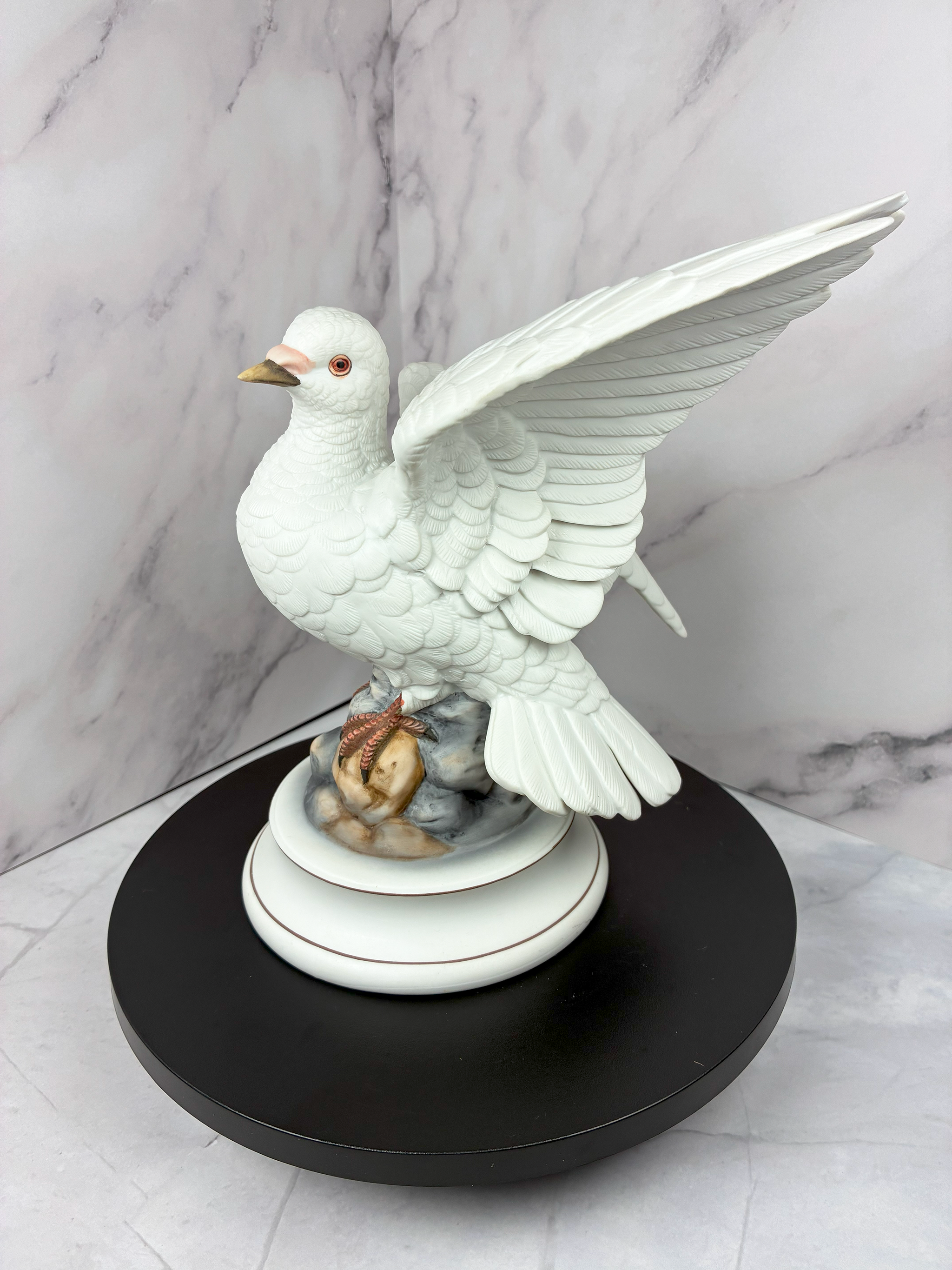 🕊️ Vintage Andrea by Sadek "White Dove" Figurine (c. 1980s) 🌟