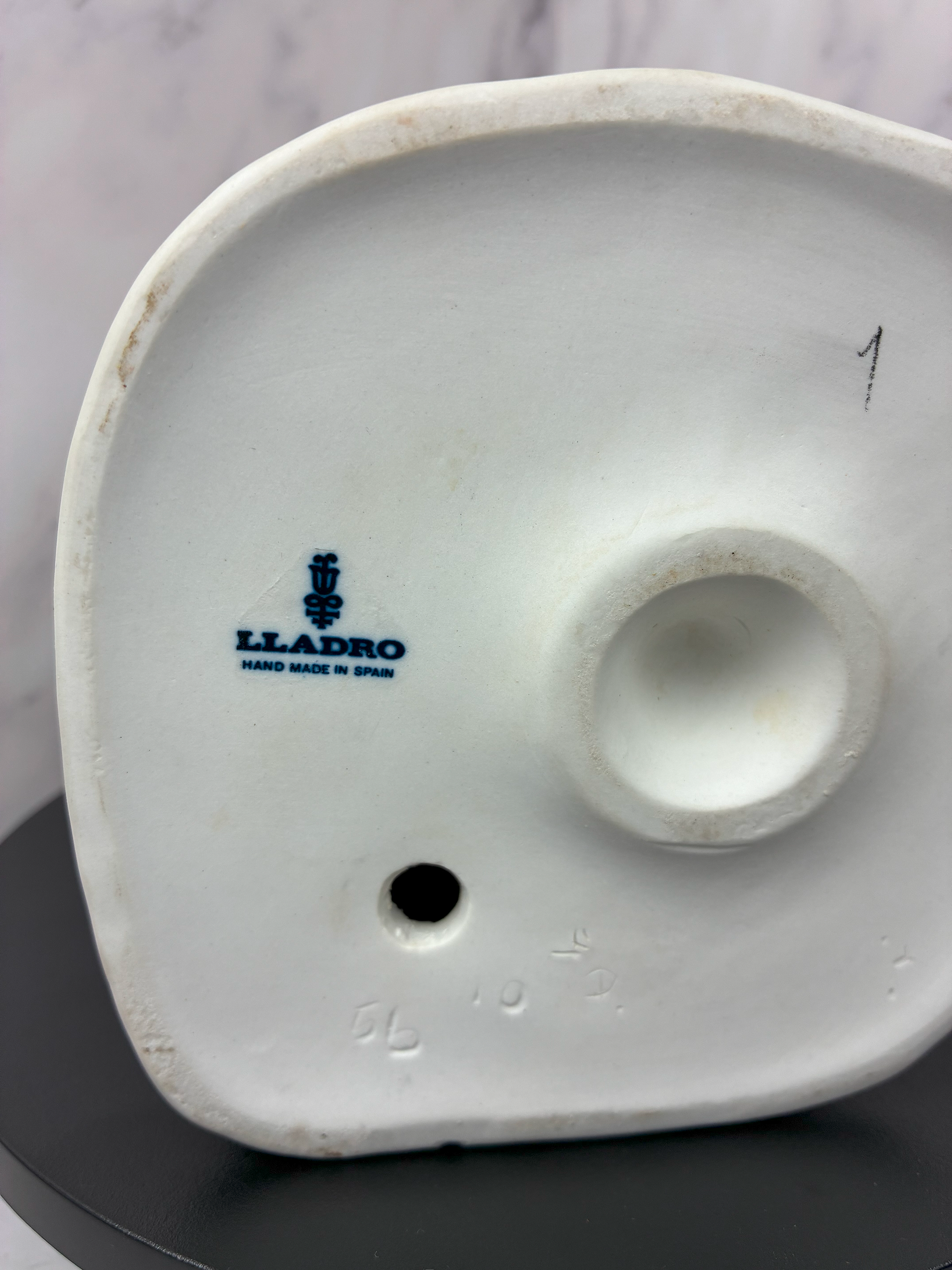Vintage Lladro "Girl with Basket & Dog" Figurine – Hand Made in Spain, 1980s