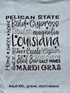 🌟 Louisiana Pride Word Art Tee – Unisex Gildan in Gravel (XXL) 🎷🦞🌳