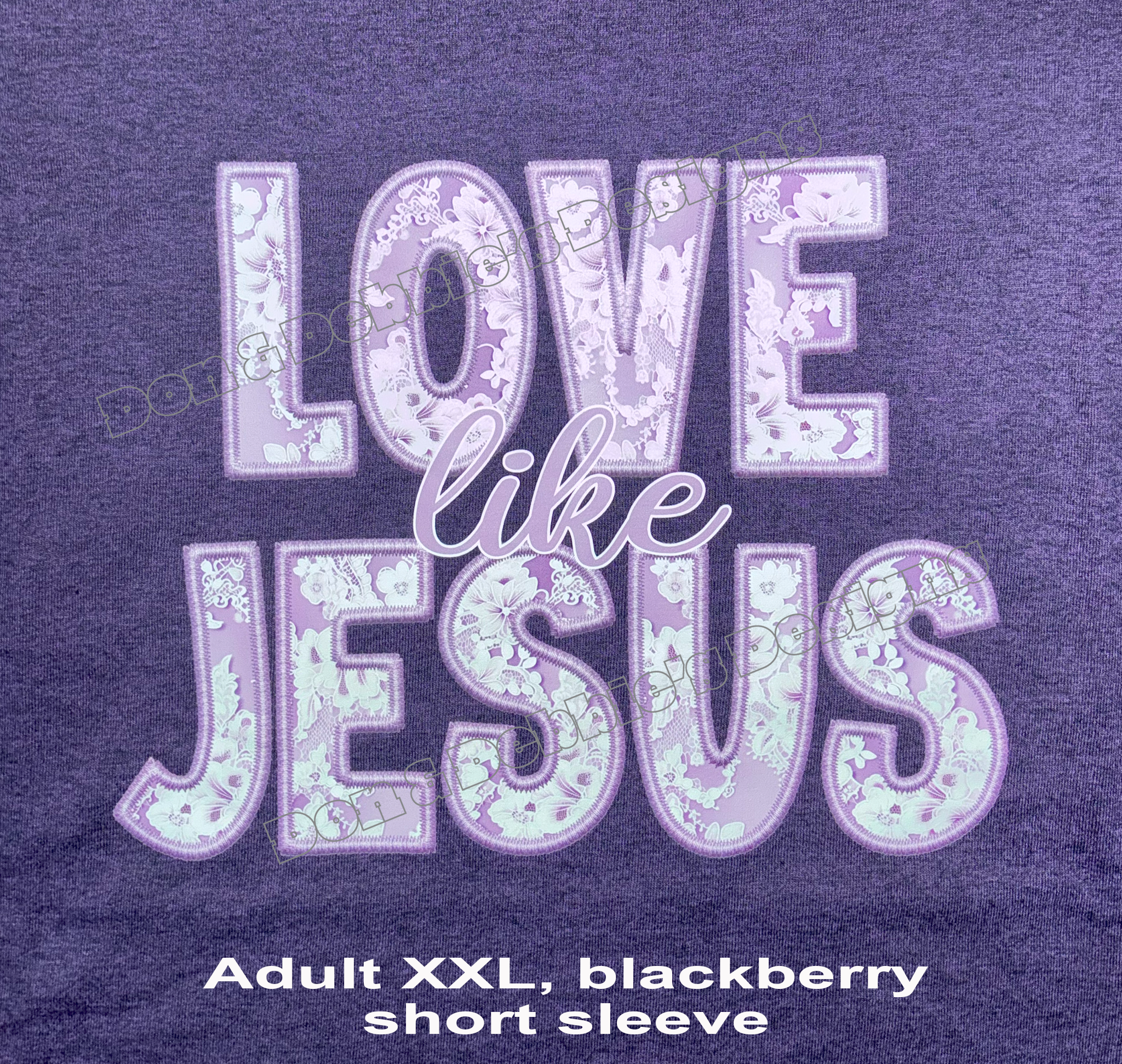 💜 Love Like Jesus – Unisex Gildan T-Shirt (Blackberry) 💜