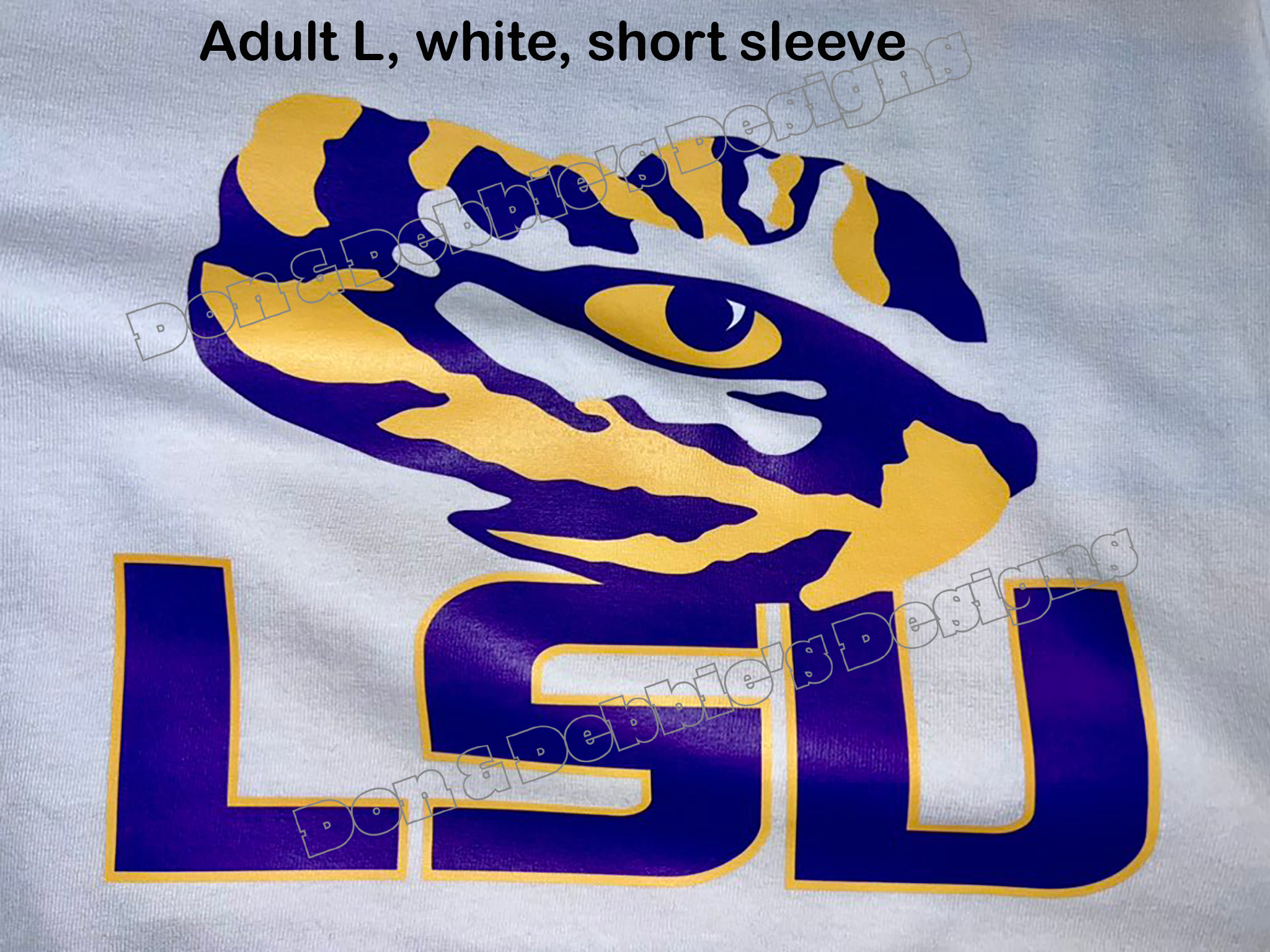 🐯 LSU Tiger Eye Tee 💜💛 – Fierce School Spirit!
