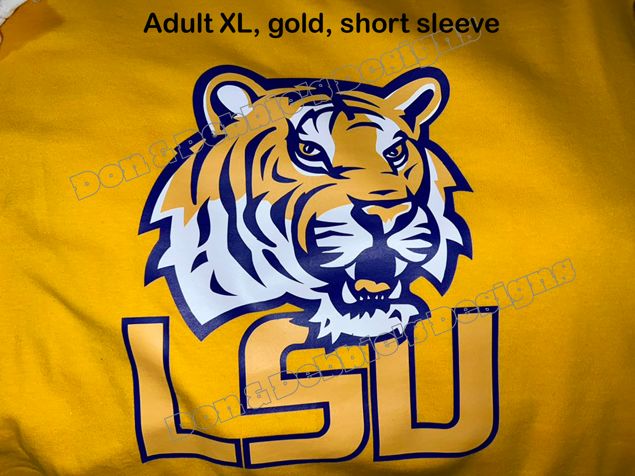 🐯 LSU Tigers Unisex Tee – Gold Gameday Shirt 💛💜